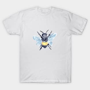 Watercolor Bee Pollinators with florals T-Shirt